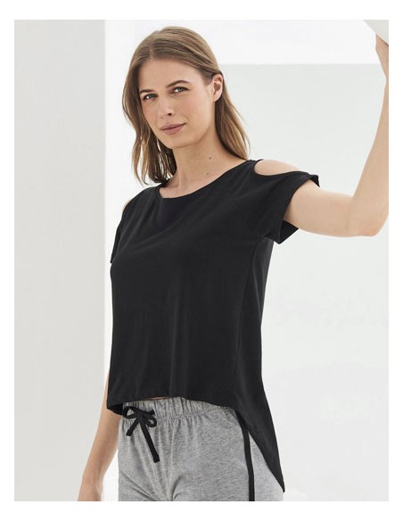 SFC-SK233-Womens Drop Tail T 2